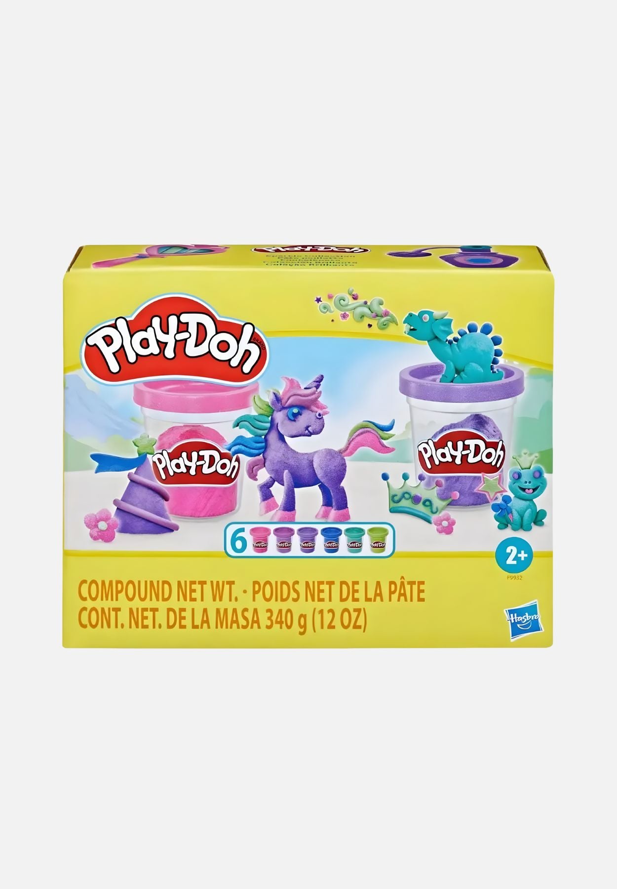 glitzerknete 6er set - mehrfarbig