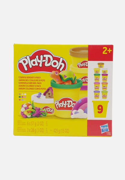 Knete 9er Packet - mehrfarbig