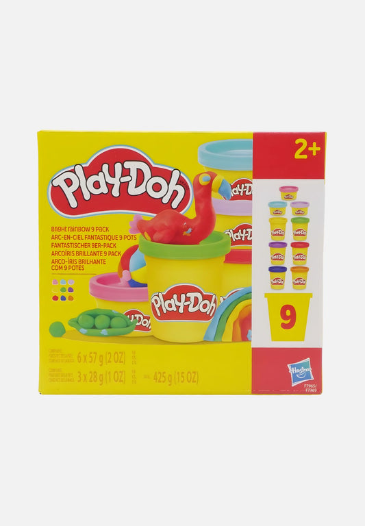 Knete 9er Packet - mehrfarbig