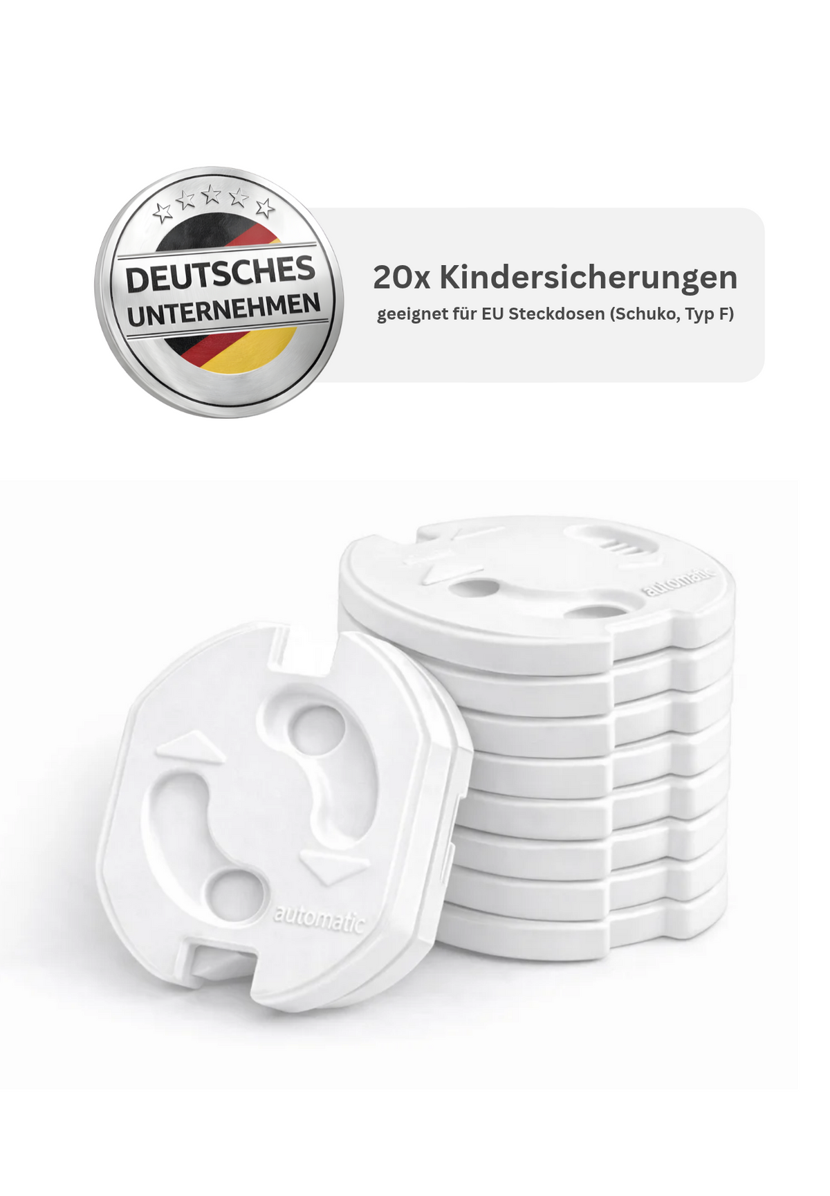 20x kindersicherung mit drehmechanismus