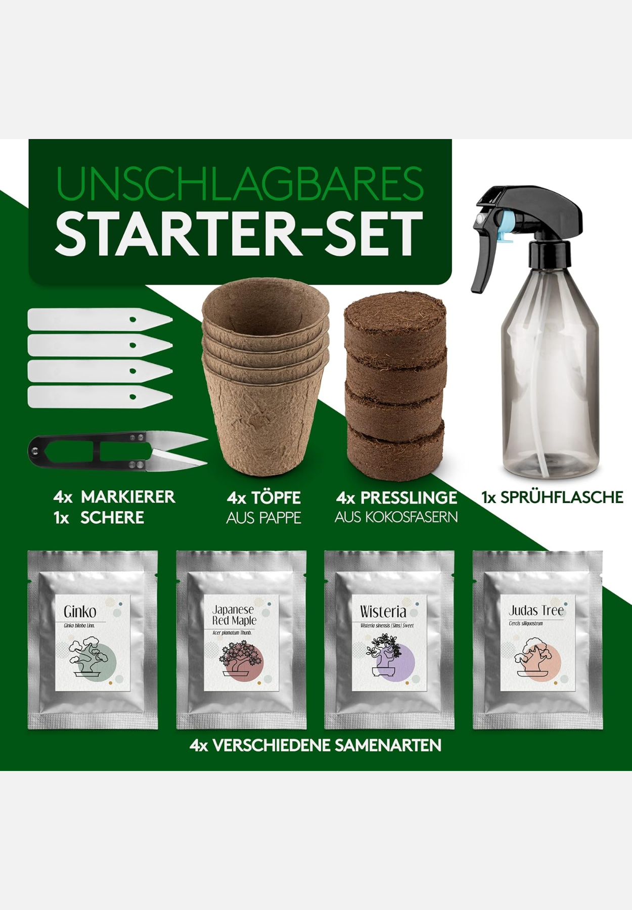 bonsai-starter-set - mehrfarbig
