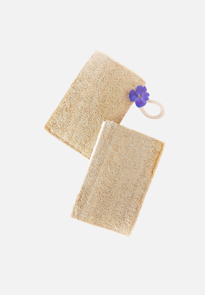 Spülschwamm Luffa - Gurke 4er Pack - weiß