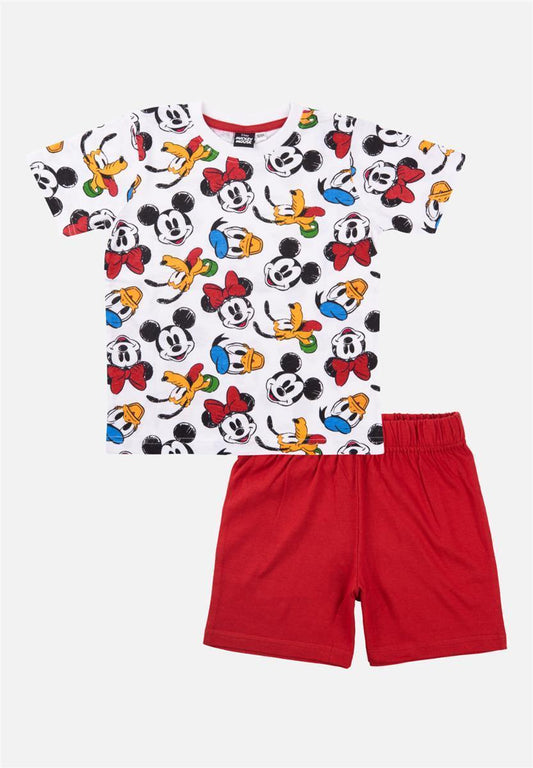 Pyjama Set Kurz - rot