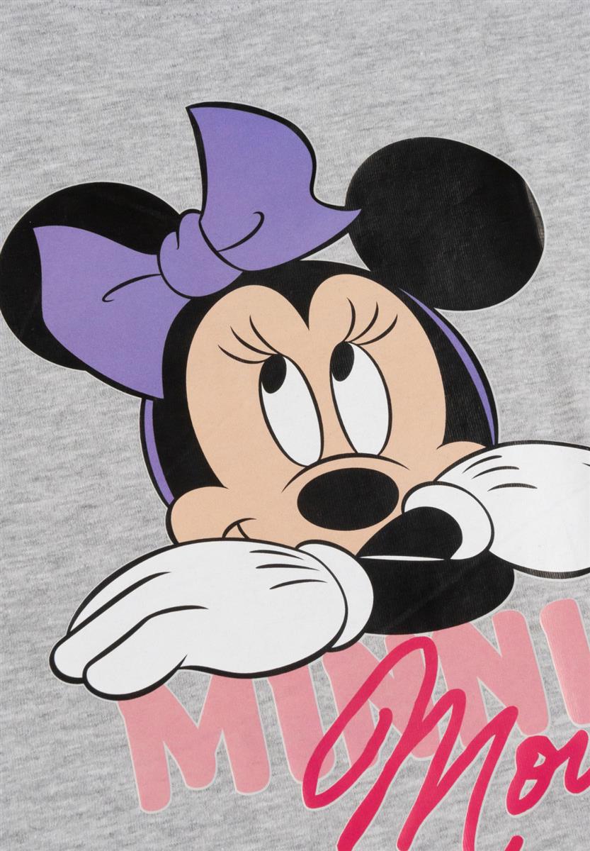 pyjama set langarm - grau/pink