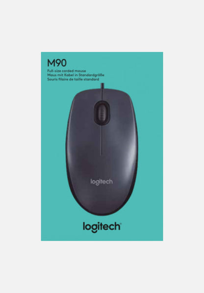 Kabel-USB-Maus - schwarz