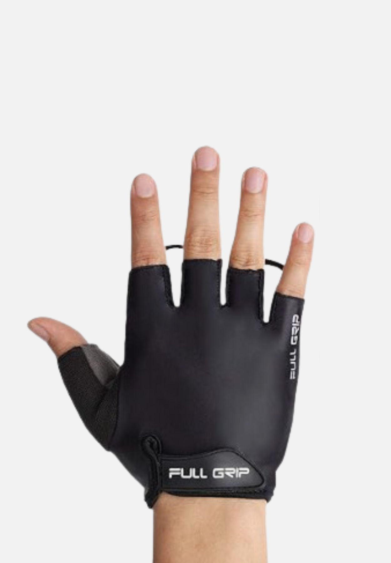 halbfinger fahrradhandschuhe - schwarz